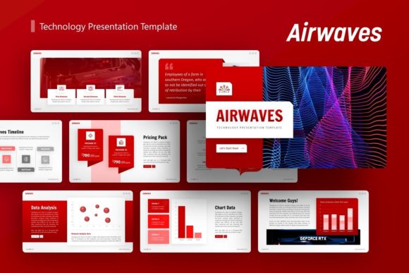 Elevating Visual Communication: Why Presentation Template - Airwaves Matters in Modern Business