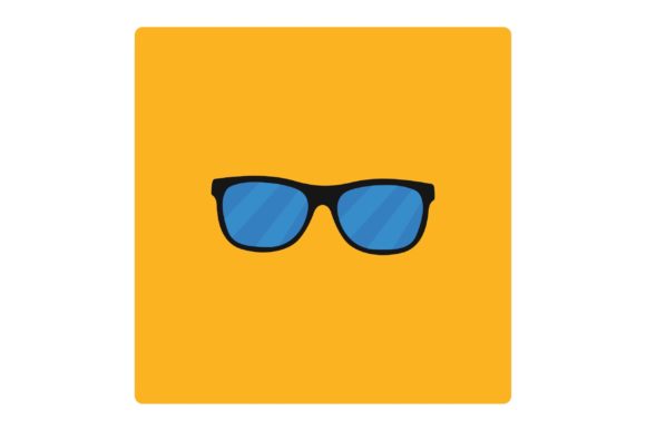 Flat Icon - Glasses: Versatile Assets for Modern Design
