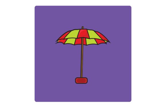 Flat Icon - Umbrella: A Versatile Design Asset for Modern Projects