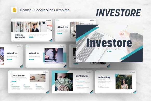 Google Slides Template - Investore: A Modern Pitch Deck