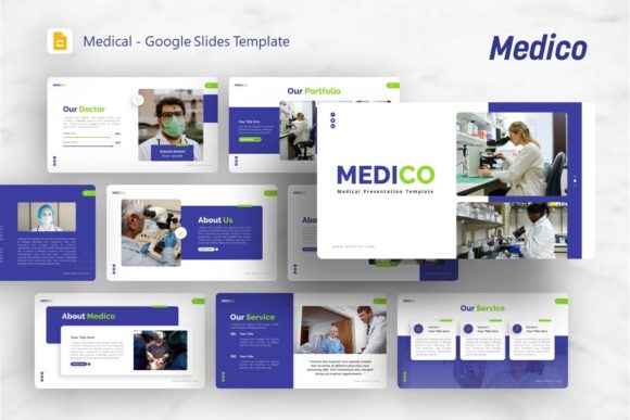 Google Slides Template - Medico: A Versatile Framework for Professional Visual Communication