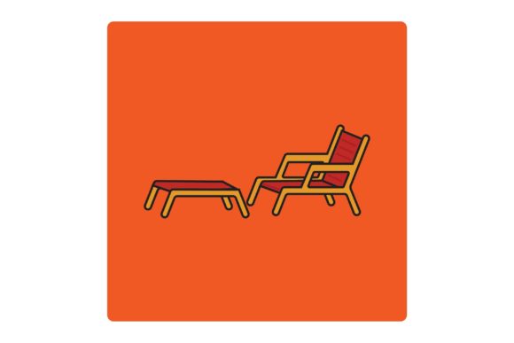 Maximizing Design Versatility with Flat Icon Beach Chair Assets