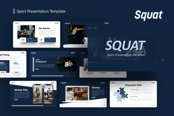 Presentation Template - Squat: A Versatile Solution for Professional Visual Storytelling