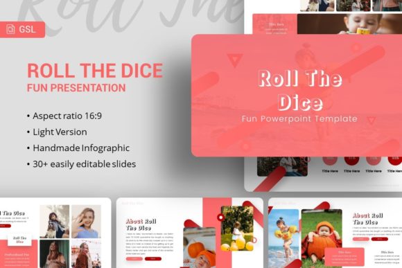 Roll the Dice: Elevating Visual Storytelling with a Versatile Google Slides Template